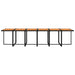 Set mobilier de exterior cu perne, 13 piese, negru, poliratan - WALTI WALTI