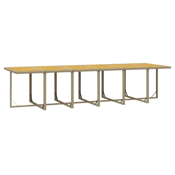 Set mobilier de exterior cu perne, 17 piese, bej, poliratan - WALTI WALTI