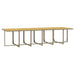 Set mobilier de exterior cu perne, 17 piese, bej, poliratan - WALTI WALTI