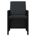 Set mobilier de exterior cu perne, 15 piese, negru, poliratan - WALTI WALTI