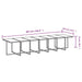 Set mobilier de exterior cu perne, 15 piese, negru, poliratan - WALTI WALTI