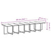 Set mobilier de exterior cu perne, 15 piese, bej, poliratan - WALTI WALTI
