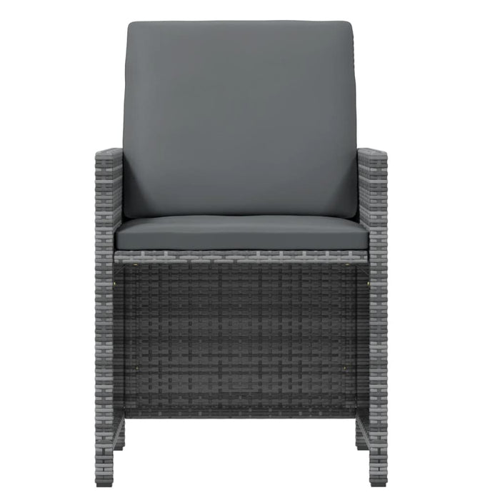 Set mobilier de grădină cu perne, 21 piese, gri, poliratan - WALTI WALTI