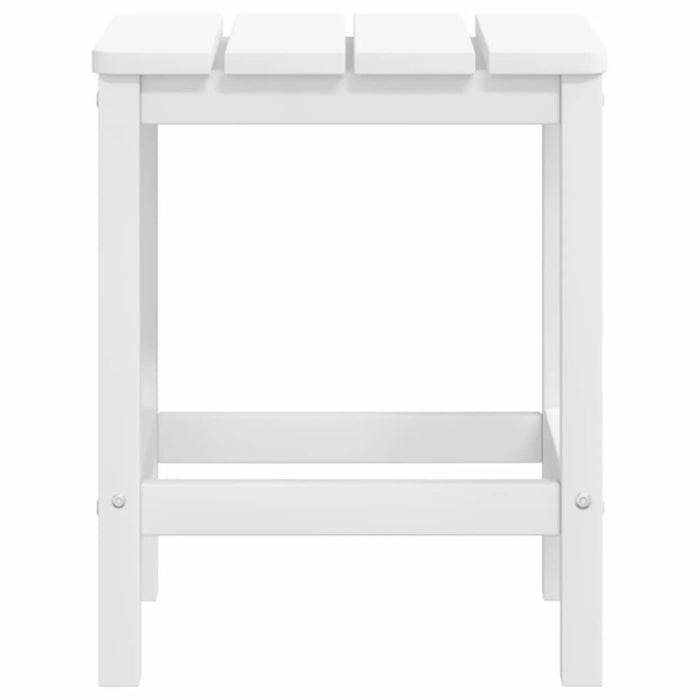 Scaun de grădină Adirondack cu masă și taburet, alb, HDPE - WALTI WALTI
