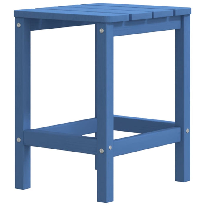 Scaun grădină Adirondack cu masă, taburet, albastru marin, HDPE - WALTI WALTI