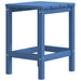 Scaun grădină Adirondack cu masă, taburet, albastru marin, HDPE - WALTI WALTI