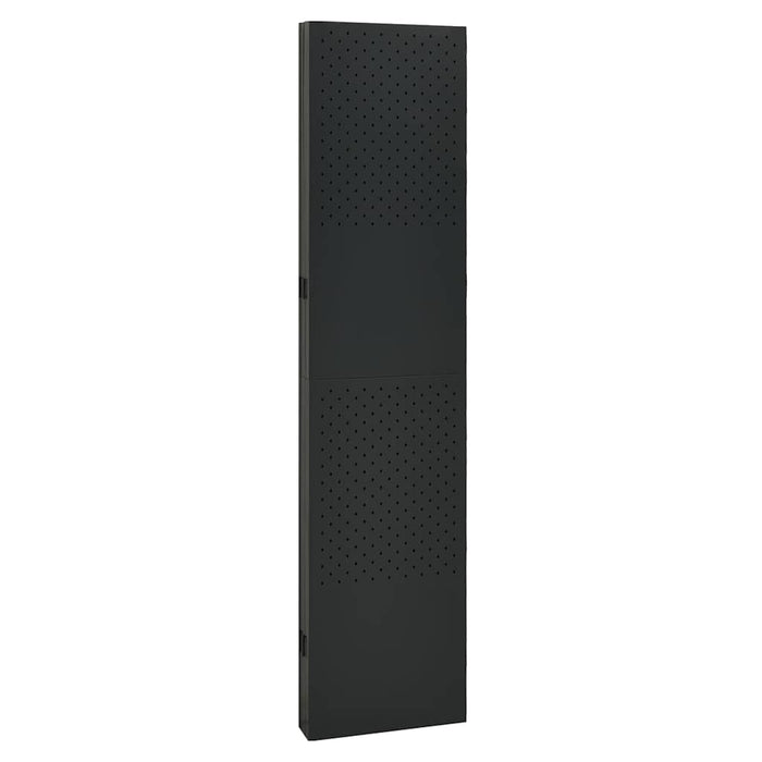 Paravane de cameră cu 5 panouri,2 buc., negru, 200x180 cm, oțel WALTI