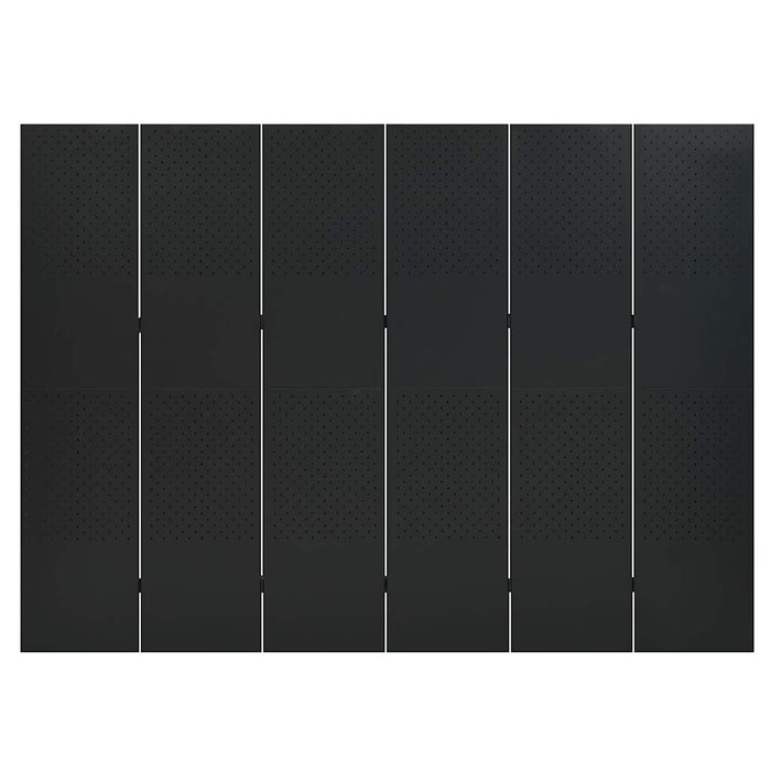Paravane de cameră cu 6 panouri,2 buc., negru, 240x180 cm, oțel - WALTI WALTI