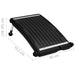 Panouri solare de încălzire piscină, 3 buc., 72,5x46 cm, curbat - WALTI WALTI