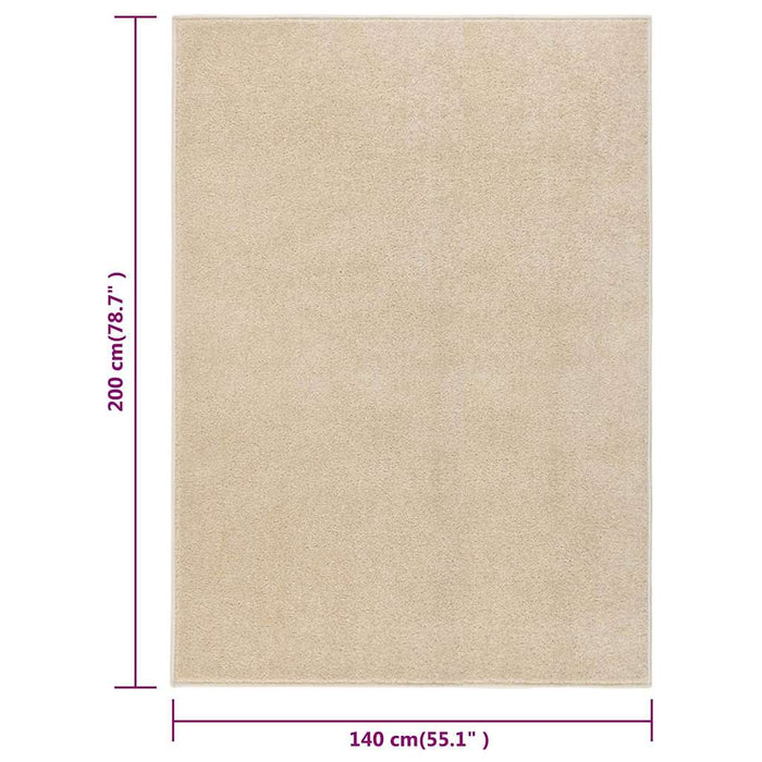 Covor cu fire scurte, bej, 140x200 cm WALTI