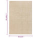 Covor cu fire scurte, bej, 160x230 cm - WALTI WALTI