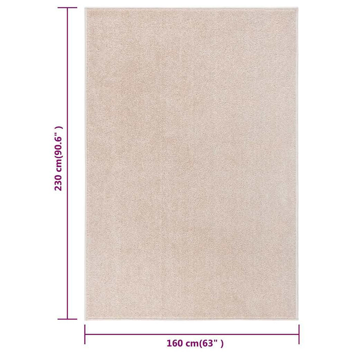 Covor cu fire scurte, bej închis, 160x230 cm WALTI
