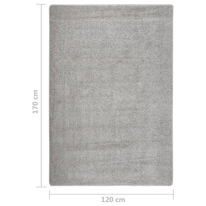 Covor pufos, gri deschis, 120x170 cm, antiderapant - WALTI WALTI