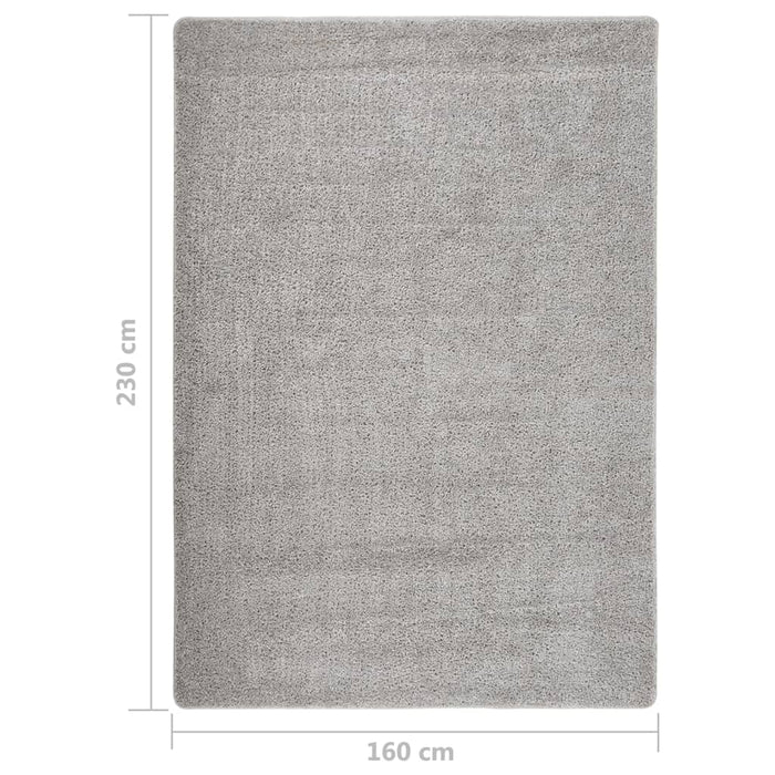 Covor pufos, gri închis, 160x230 cm, antiderapant - WALTI WALTI