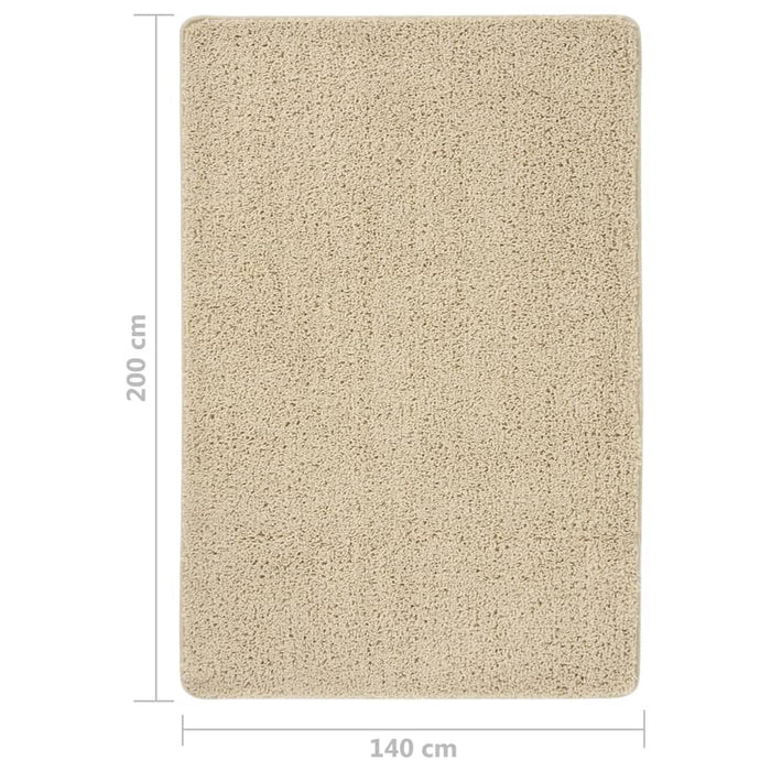 Covor pufos, crem, 140x200 cm, antiderapant - WALTI WALTI