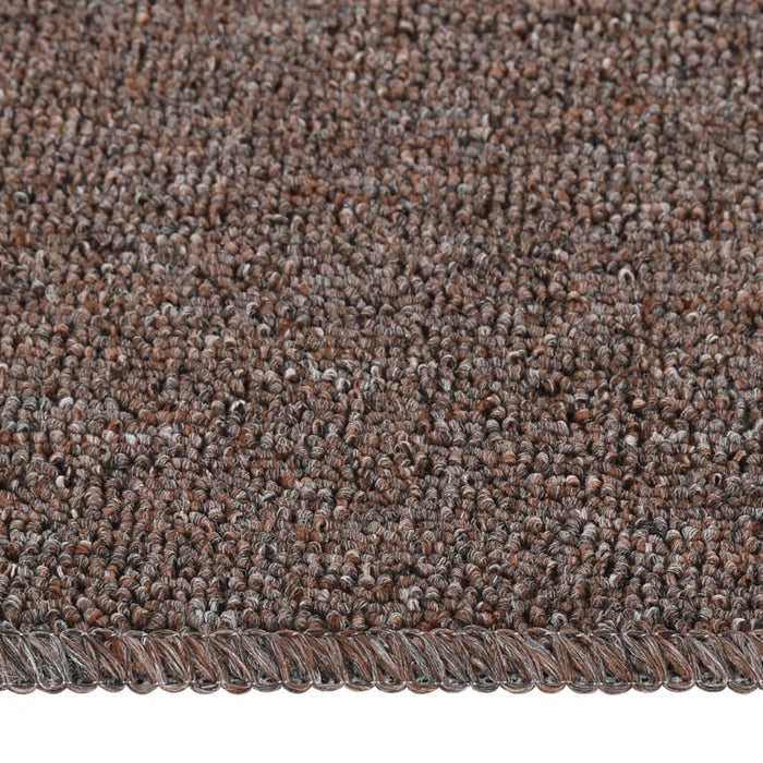 Covorașe de scări, 15 buc., maro, 75x20 cm, dreptunghiular - WALTI WALTI