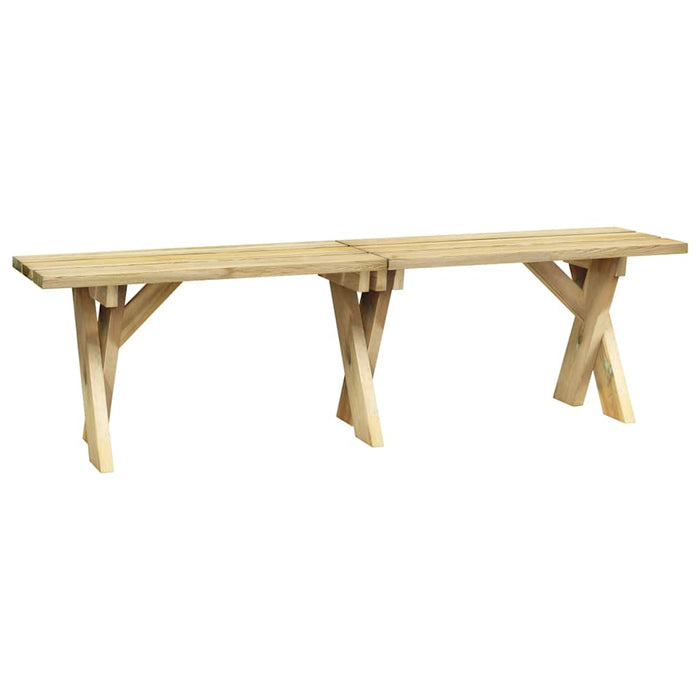 Bancă de grădină, 160 cm, lemn de pin tratat WALTI