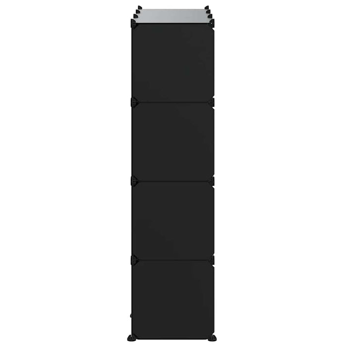 Organizator cub de depozitare, 12 cuburi, negru, PP - WALTI WALTI
