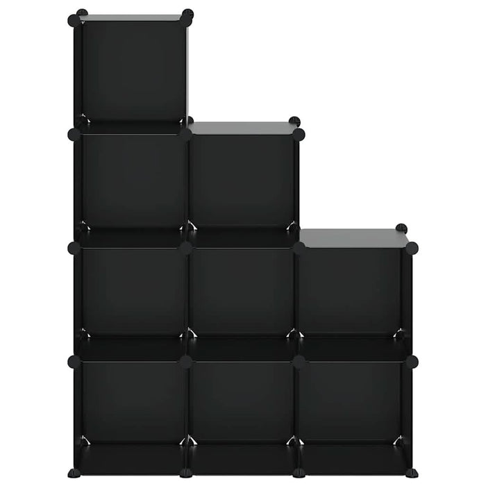Organizator cub de depozitare, 9 cuburi, negru, PP - WALTI WALTI