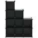 Organizator cub de depozitare, 9 cuburi, negru, PP - WALTI WALTI