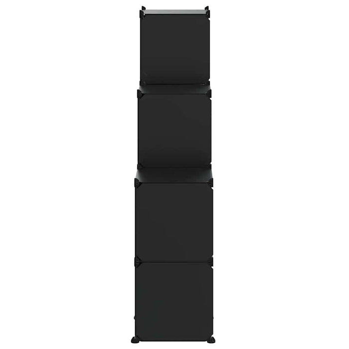 Organizator cub de depozitare, 9 cuburi, negru, PP - WALTI WALTI