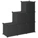 Organizator cub de depozitare, 6 cuburi, negru, PP - WALTI WALTI