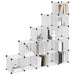 Organizator cub de depozitare, 15 cuburi, transparent, PP - WALTI WALTI