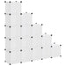 Organizator cub de depozitare, 15 cuburi, transparent, PP - WALTI WALTI