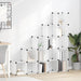 Organizator cub de depozitare, 15 cuburi, transparent, PP - WALTI WALTI