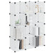 Organizator cub de depozitare, 12 cuburi, transparent, PP - WALTI WALTI