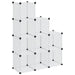 Organizator cub de depozitare, 9 cuburi, transparent, PP - WALTI WALTI
