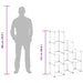 Organizator cub de depozitare, 9 cuburi, transparent, PP - WALTI WALTI
