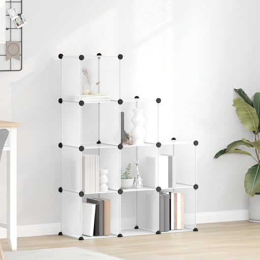 Organizator cub de depozitare, 9 cuburi, transparent, PP - WALTI WALTI