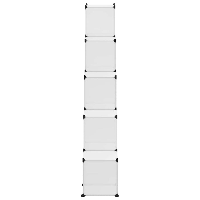 Organizator cub de depozitare cu 15 cuburi și uși, PP transparent WALTI