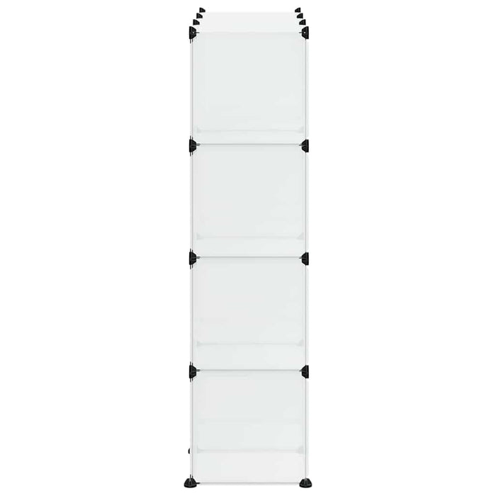 Organizator cub de depozitare cu 12 cuburi și uși, PP transparent WALTI