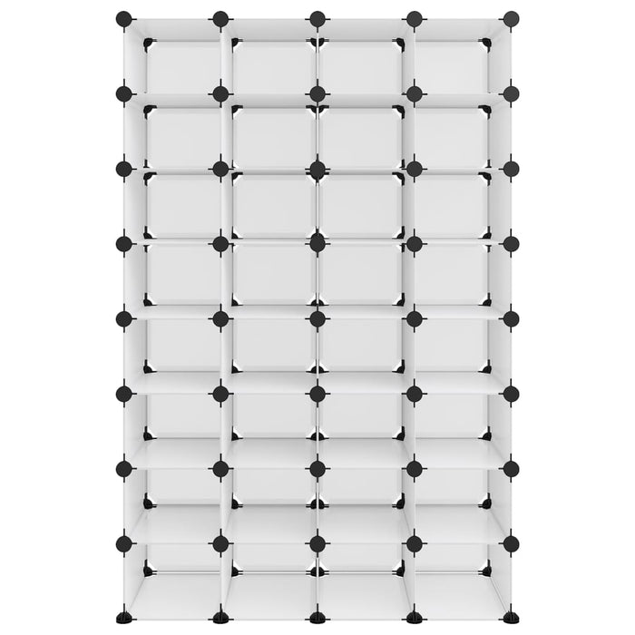 Suport de pantofi, transparent, 93x36,5x140 cm, PP - WALTI WALTI
