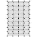 Suport de pantofi, transparent, 93x36,5x140 cm, PP - WALTI WALTI