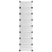 Suport de pantofi, transparent, 93x36,5x140 cm, PP - WALTI WALTI