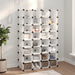 Suport de pantofi, transparent, 93x36,5x140 cm, PP - WALTI WALTI