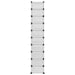 Suport de pantofi, transparent, 44x32x174 cm, PP - WALTI WALTI