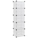 Suport de pantofi, transparent, 44x31,5x153,5 cm, PP - WALTI WALTI