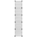 Suport de pantofi, transparent, 44x31,5x153,5 cm, PP - WALTI WALTI