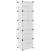 Suport de pantofi, transparent, 44x31,5x153,5 cm, PP - WALTI WALTI