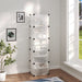 Suport de pantofi, transparent, 44x31,5x153,5 cm, PP - WALTI WALTI