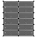Suport de pantofi, negru, 94,5x36,5x106 cm, PP - WALTI WALTI