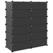 Suport de pantofi, negru, 94,5x36,5x106 cm, PP - WALTI WALTI