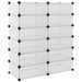 Suport de pantofi, transparent, 94,5x36,5x106 cm, PP - WALTI WALTI