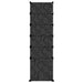 Suport de pantofi, negru, 94x37x125 cm, PP - WALTI WALTI
