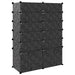 Suport de pantofi, negru, 94x37x125 cm, PP - WALTI WALTI
