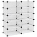 Suport de pantofi, transparent, 84x32x88,5 cm, PP - WALTI WALTI